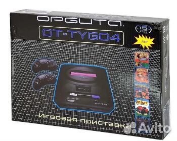 Приставка игровая 16 bit, Сега мега драйв +кассета