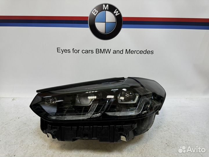 Фара левая оригинал BMW G01 G02 рест Shadow line