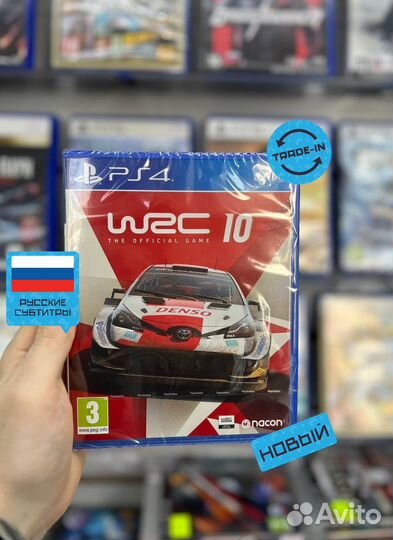 Диск для PS4. WRC 10