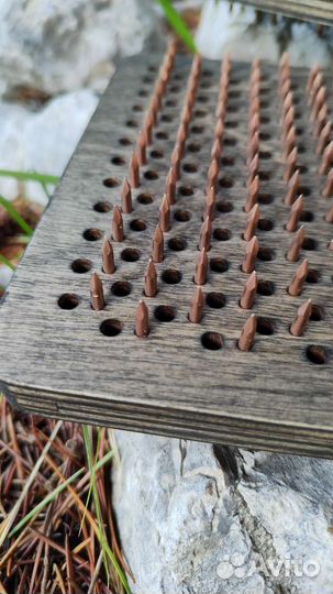 Садху доска медная с медными гвоздями