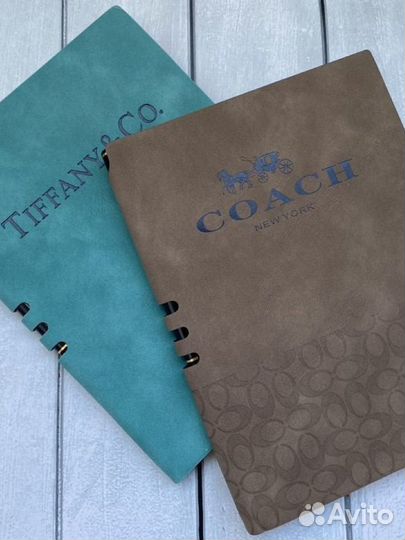 Ежедневник блокнот coach hermes tiffany с ручкой