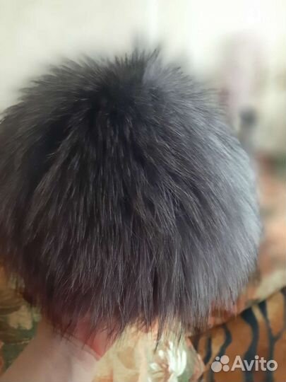 Шапка женская из 100 натурального меха лисы