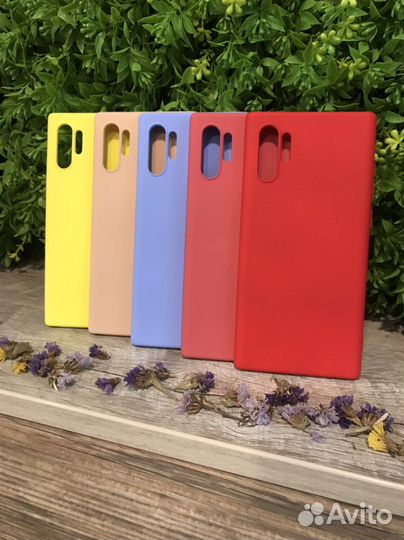 Чехол силиконовый Samsung Note 10 plus