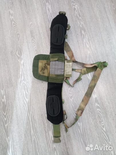 Разгрузочный пояс с лямками и капами