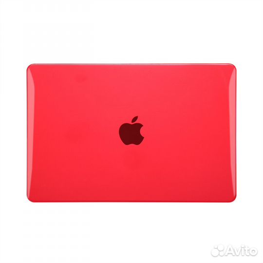 Чехол для MacBook Pro 13 2016-2022 глянец красный