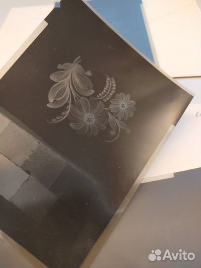 Негативы открыток.Пленка