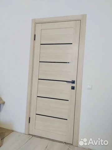 Двери Браво межкомнатные с темным стеклом