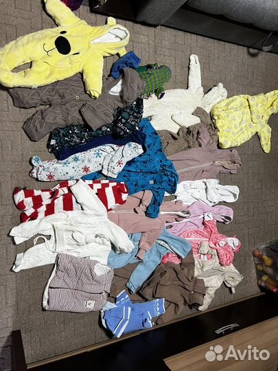 Детская одежда пакетом с 0 до 1 года