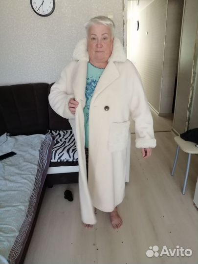 Пальто женское демисезонное 54 56 размера