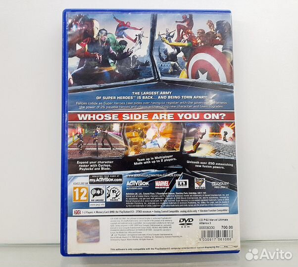 Marvel: Ultimate Alliance 2 (Eng) для PlayStation