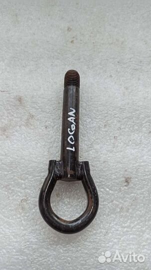 Крюк буксировочный renault logan