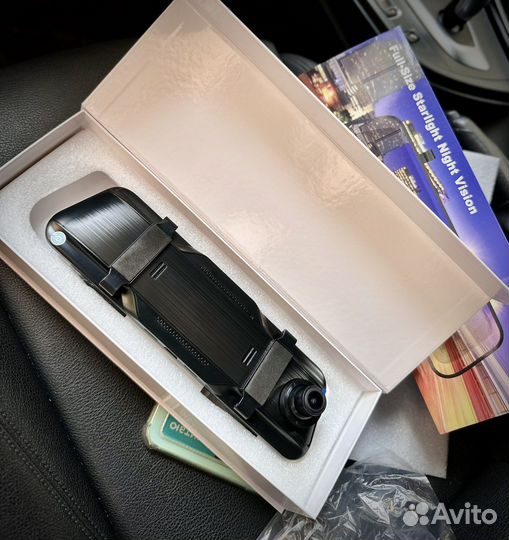 Полноэкранное зеркало видеорегистратор 3 в 1