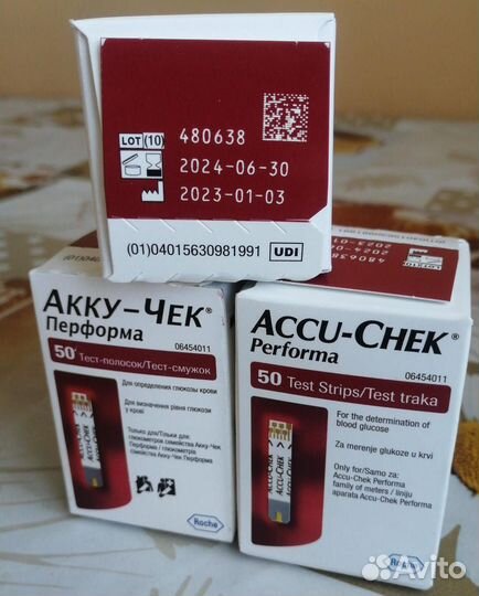 Тест полоски акку чек перформа