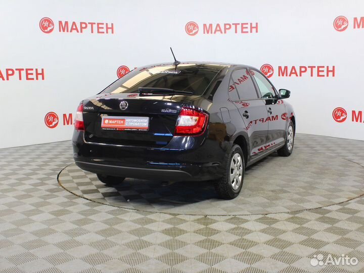 Skoda Rapid 1.6 МТ, 2019, 75 959 км