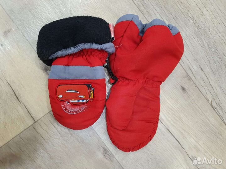 Варежки краги Тачки