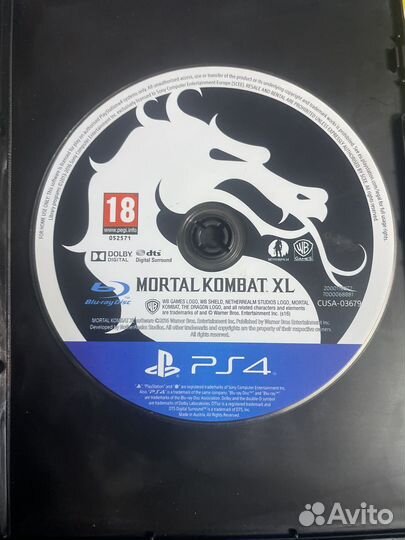 Mortal kombat 10 ps4 диск