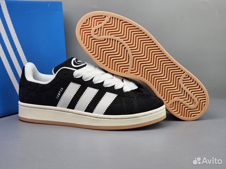 Кроссовки Adidas Campus 00s Black White Gum