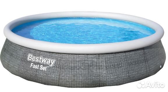 Бассейн Bestway Fast Set 57376, 396х84 см