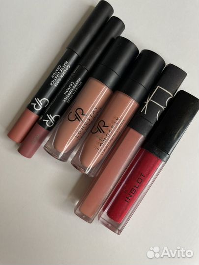 Блеск для губ. Помада. Косметика. inglot. nars