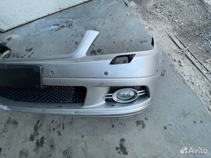 Бампер передний mercedes w204 classic дорест