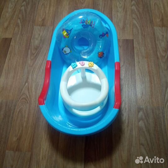 Набор детский для купания ванночка