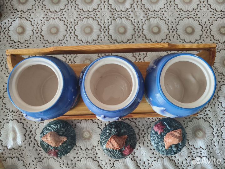 Набор банок для сыпучих продуктов