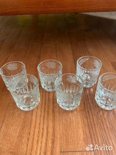 Стопки хрустальные СССР