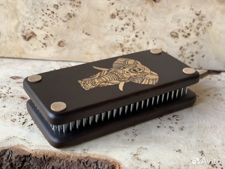 Доски с гвоздями и рисунком «Слон»