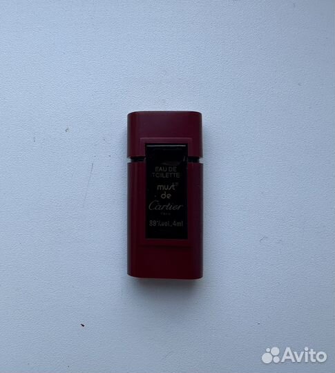 Must de Cartier eau de toilette 4 мл винтаж