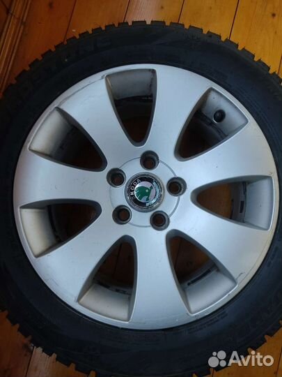 Колеса в сборе 215/55/16 Skoda