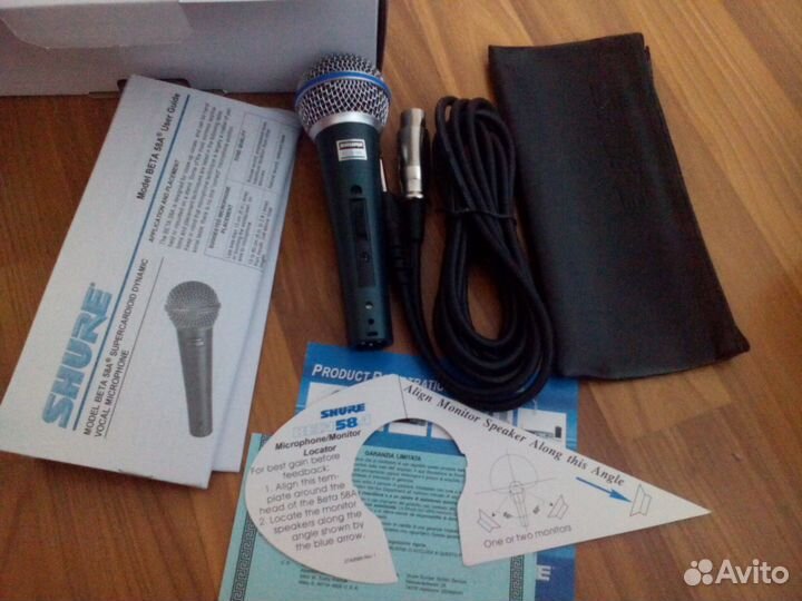 Микрофон вокальный shure beta58a new