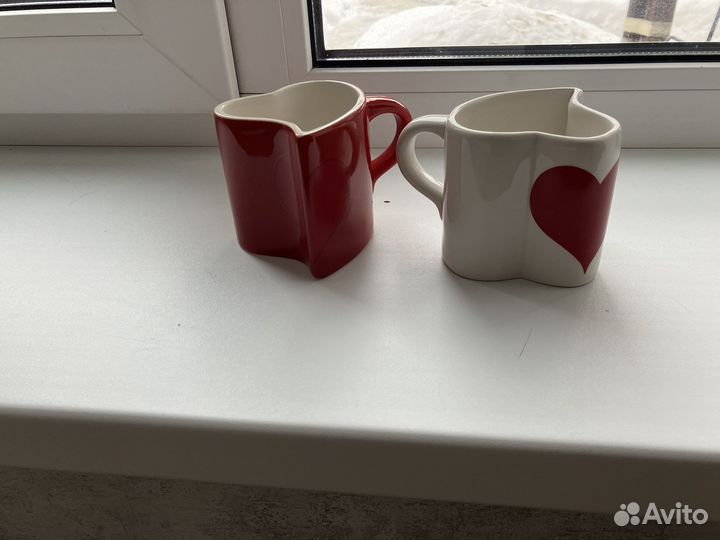 Кружки в форме сердца