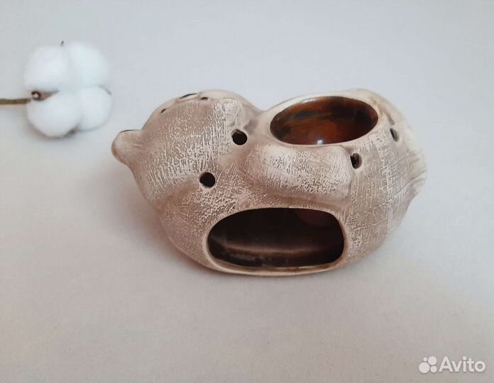 Аромалампа керамическая Кот,символ года подсвечник