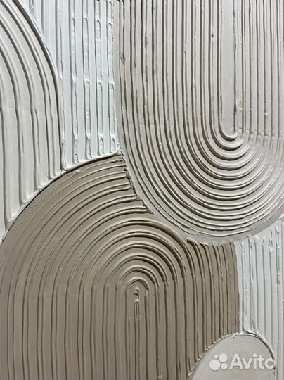 Интерьерная текстурная картина большая с рамой