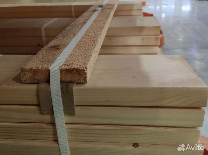 Доска строганая 38*89*3000 мм сорт AB скругление