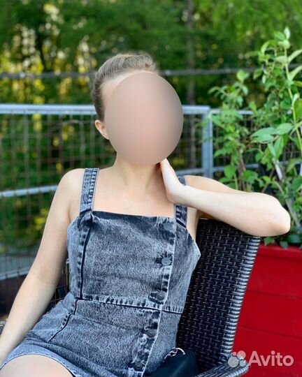 Джинсовый сарафан