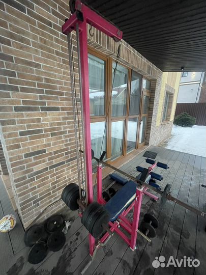 Силовой тренажер штанга