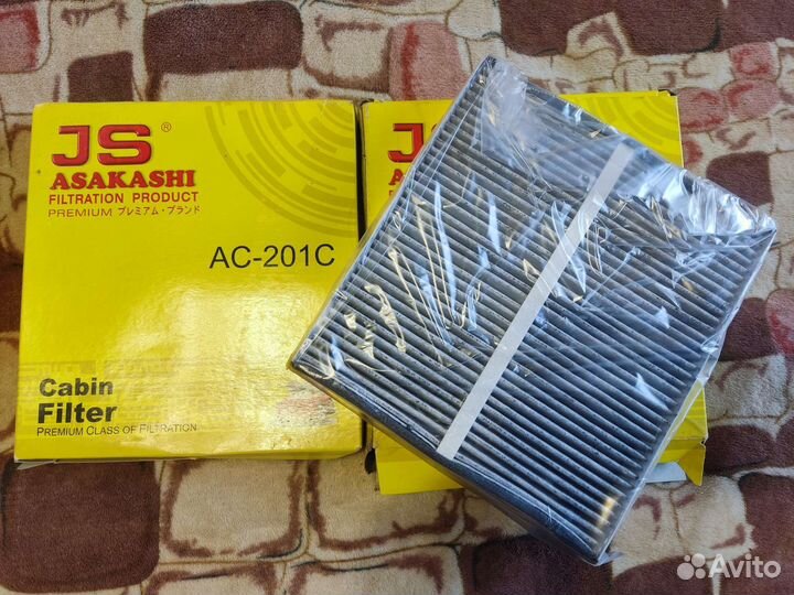 Фильтра салонные угольные AC201C JS Asakashi