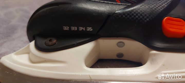 Коньки хоккейные детские раздвижные 32-35