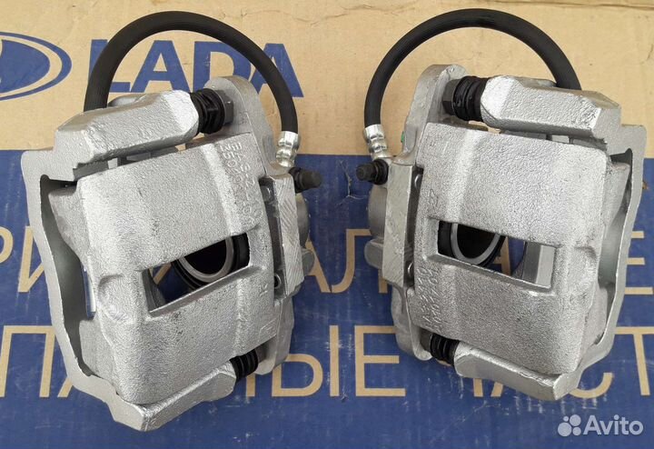 Суппорт 2112 в сборе ваз передний новый пара