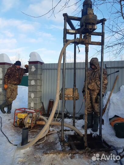 Бурение скважин на воду малогабаритной установкой