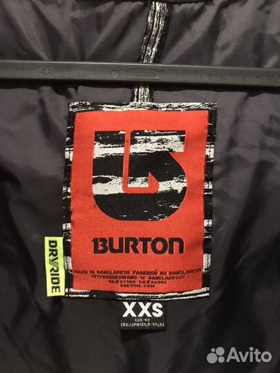 Курта Burton детская