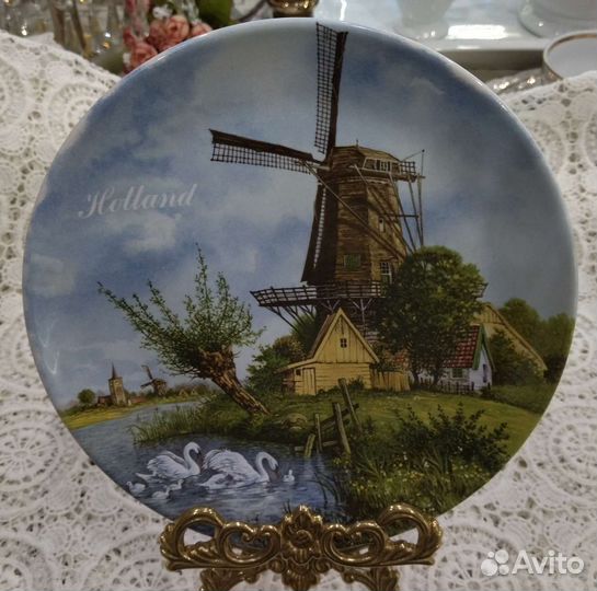 Коллекционная тарелка «Деревенская Мельница»