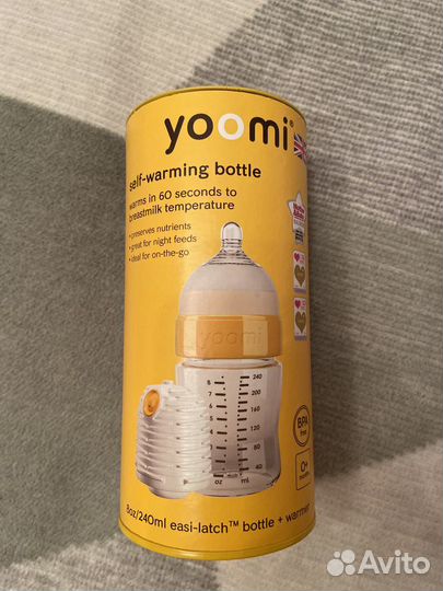 Самонагревающаяся бутылочка Yoomi