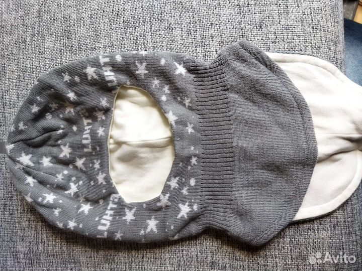 Шапка шлем пакетом