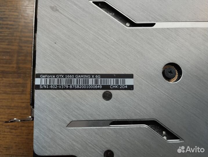 GTX 1660 Gaming-X 6Gb