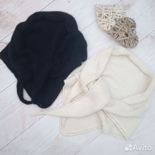 Косынка зимняя из ангоры