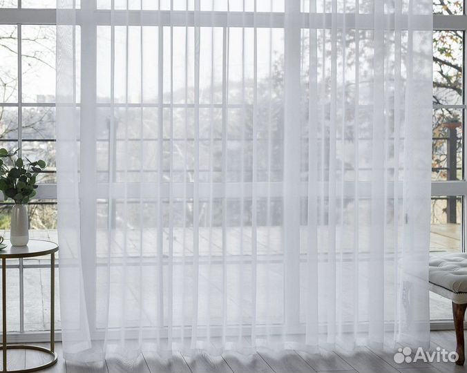 Портьеры шторы мрамор Зарина бирюза с тюлью Вуаль