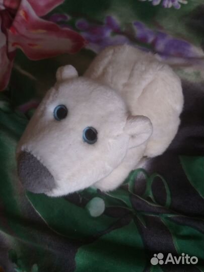 Игрушка мягкая белый медвежонок Leonune Toys