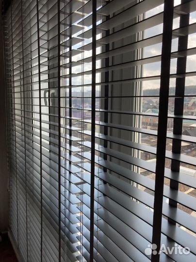 Жалюзи горизонтальные дерево-бамбук